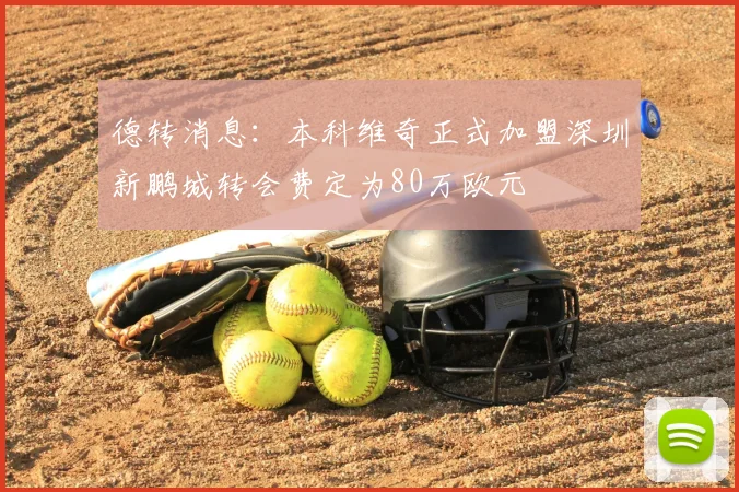 德转消息：本科维奇正式加盟深圳新鹏城转会费定为80万欧元
